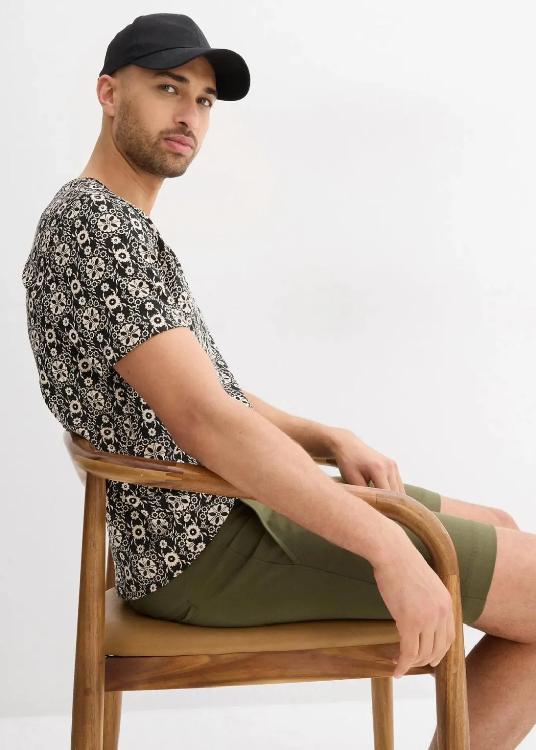 Outlet Henleyshirt aus reiner Baumwolle Herren Shirts & Polos|Große Größen