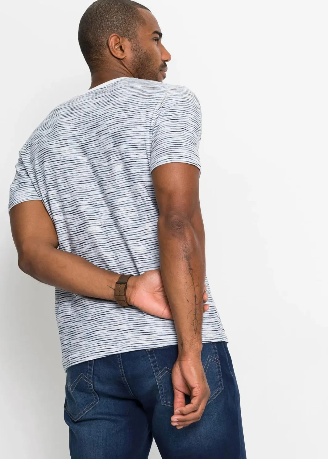 Hot Henleyshirt, aus reiner Baumwolle, Kurzarm Herren Große Größen|Shirts & Polos