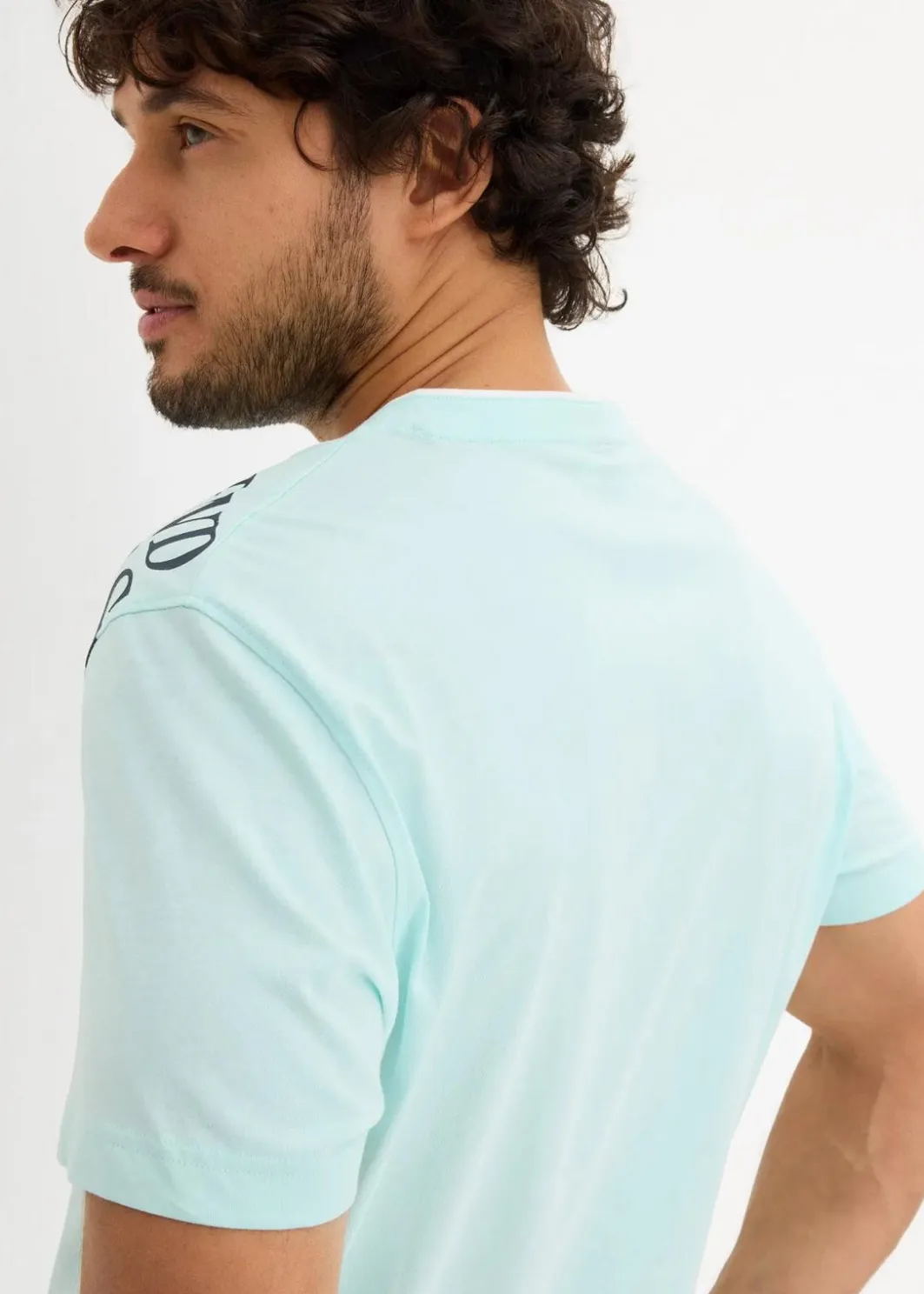 Herren bonprix Große Größen|Shirts & Polos|Henleyshirt, Kurzarm aus reiner Bio-Baumwolle