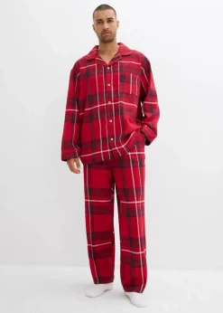 Hot Herren Flanell Pyjama aus weicher Baumwolle mit Geschenkbeutel Herren Pyjamas|Große Größen