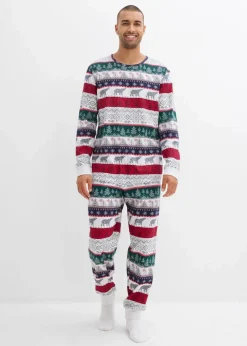 Discount Herren Pyjama aus reiner Baumwolle mit Geschenktasche Herren Pyjamas|Große Größen