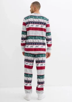 Discount Herren Pyjama aus reiner Baumwolle mit Geschenktasche Herren Pyjamas|Große Größen