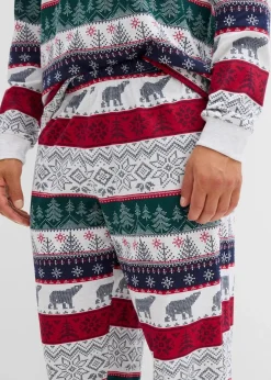 Discount Herren Pyjama aus reiner Baumwolle mit Geschenktasche Herren Pyjamas|Große Größen