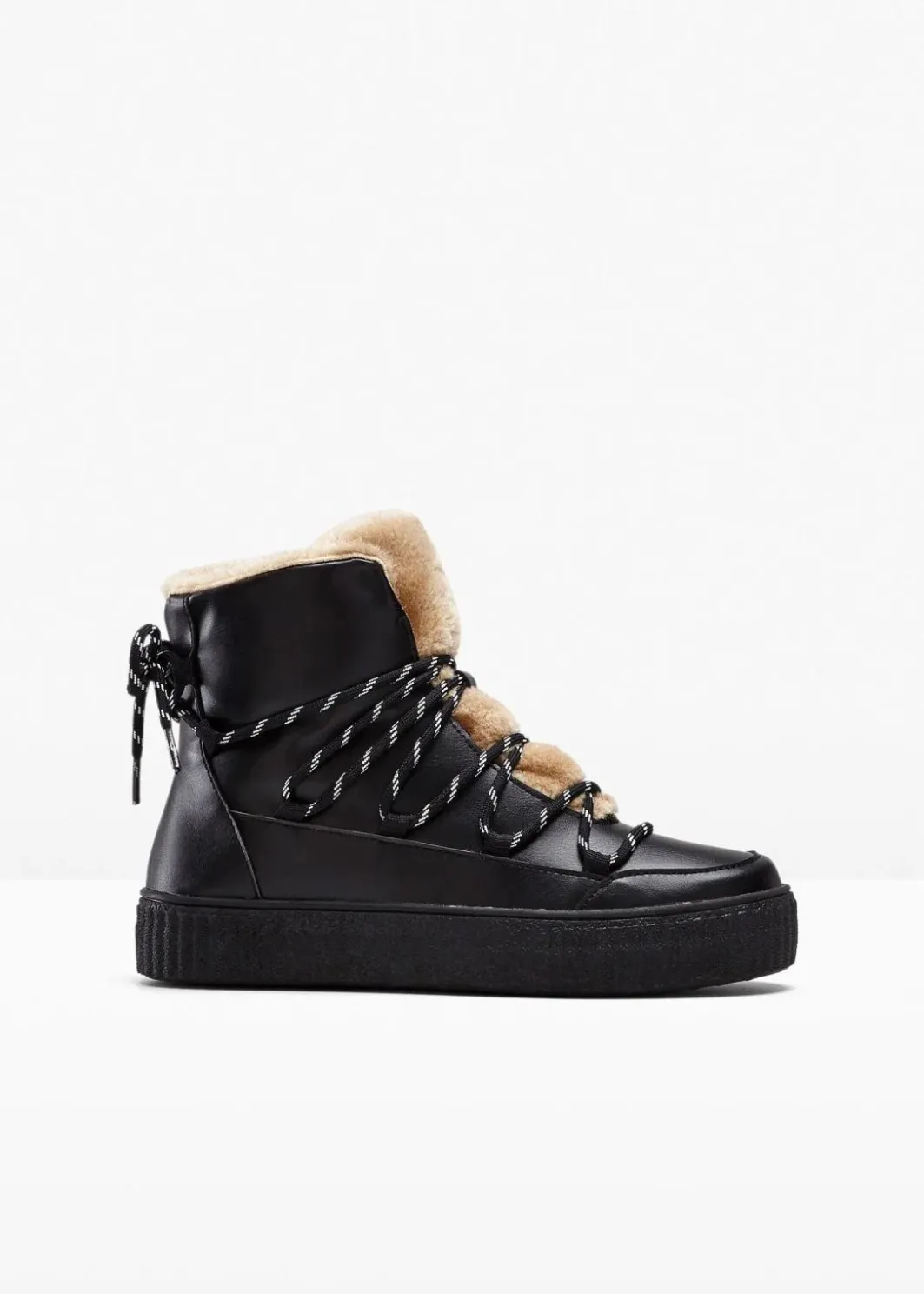 Damen bonprix Sneaker|High-Top-Sneaker mit Plateau-Sohle