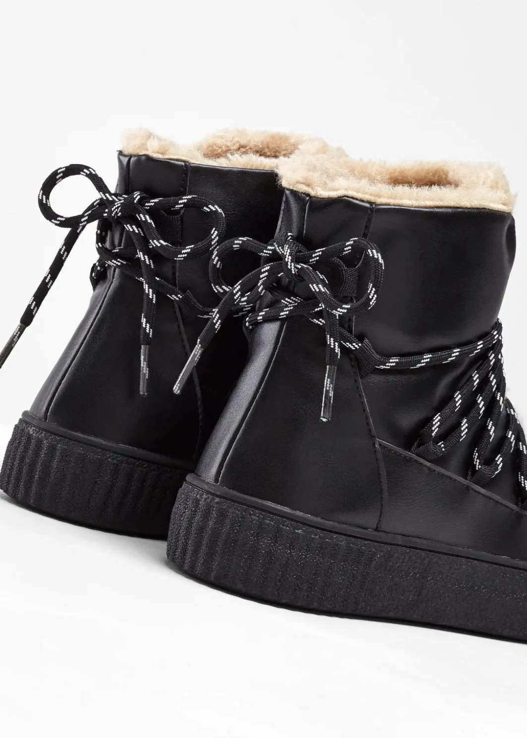 Damen bonprix Sneaker|High-Top-Sneaker mit Plateau-Sohle