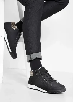 New High-Top-Sneaker mit Reißverschluss Damen Gefütterte Winterschuhe|Sneaker