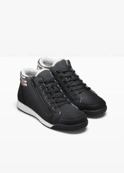 New High-Top-Sneaker mit Reißverschluss Damen Gefütterte Winterschuhe|Sneaker