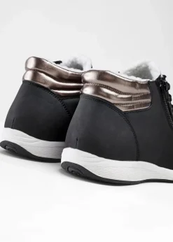 New High-Top-Sneaker mit Reißverschluss Damen Gefütterte Winterschuhe|Sneaker