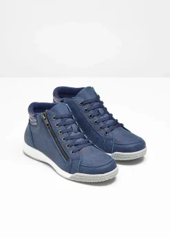 Damen bonprix Sneaker|Gefütterte Winterschuhe|High-Top-Sneaker mit Reißverschluss