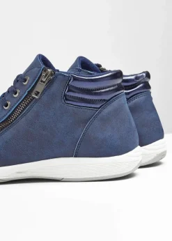 Damen bonprix Sneaker|Gefütterte Winterschuhe|High-Top-Sneaker mit Reißverschluss