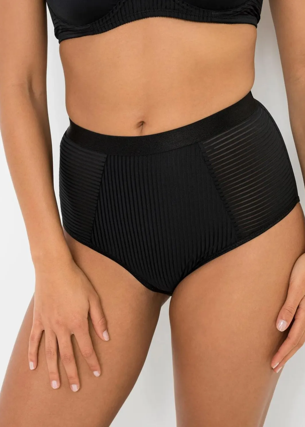 Damen bonprix Wäsche·Höschen|Höschen|Highwaist Slip ( 2er Pack)