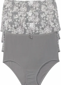 Outlet Highwaist Slip (4er Pack) Damen Wäsche·Baumwollunterwäsche|Wäsche·Höschen