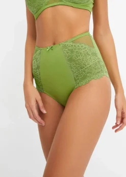 New Highwaist Slip mit edler Spitze Damen Nachhaltigere Materialien|Dessous