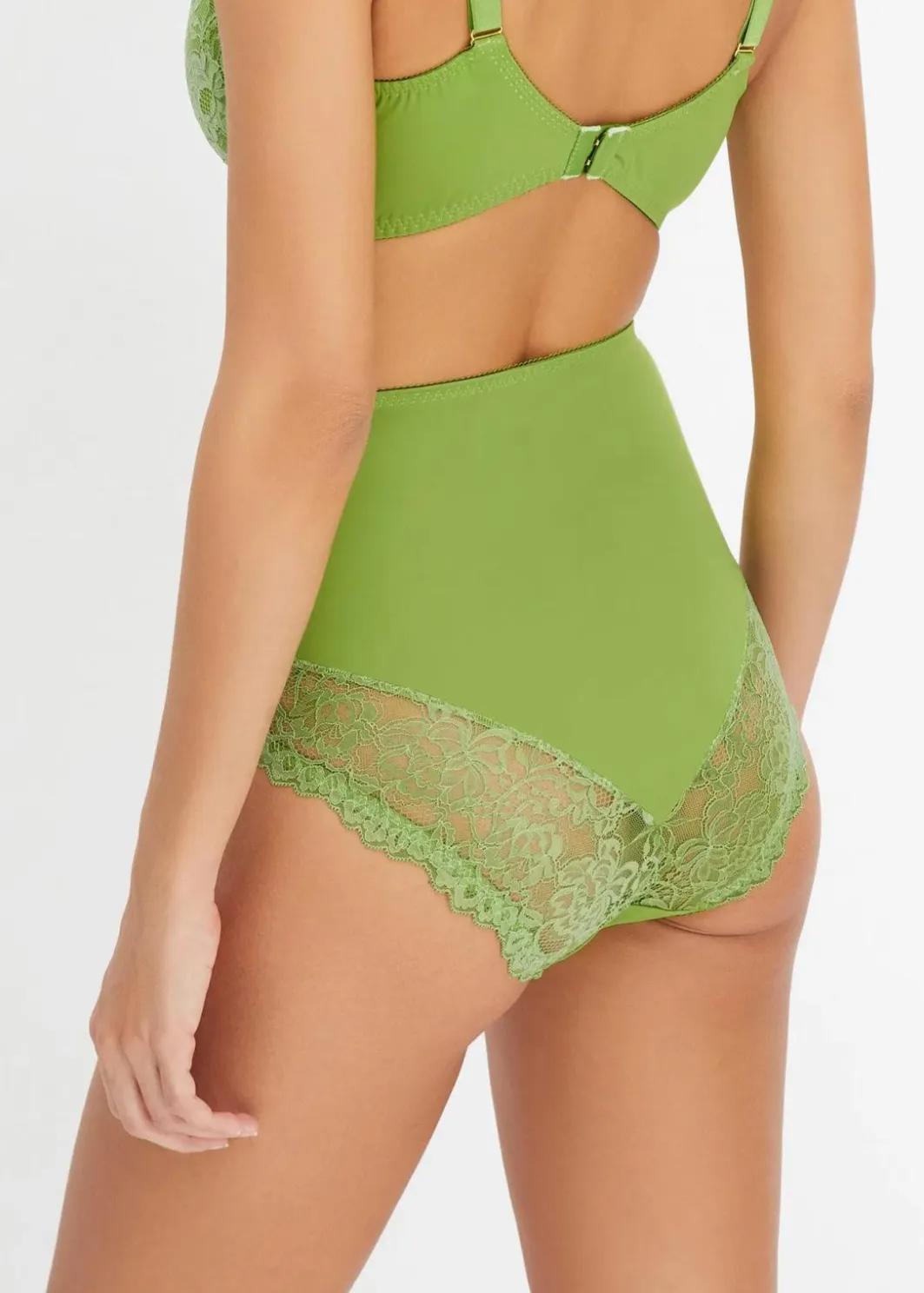 New Highwaist Slip mit edler Spitze Damen Nachhaltigere Materialien|Dessous