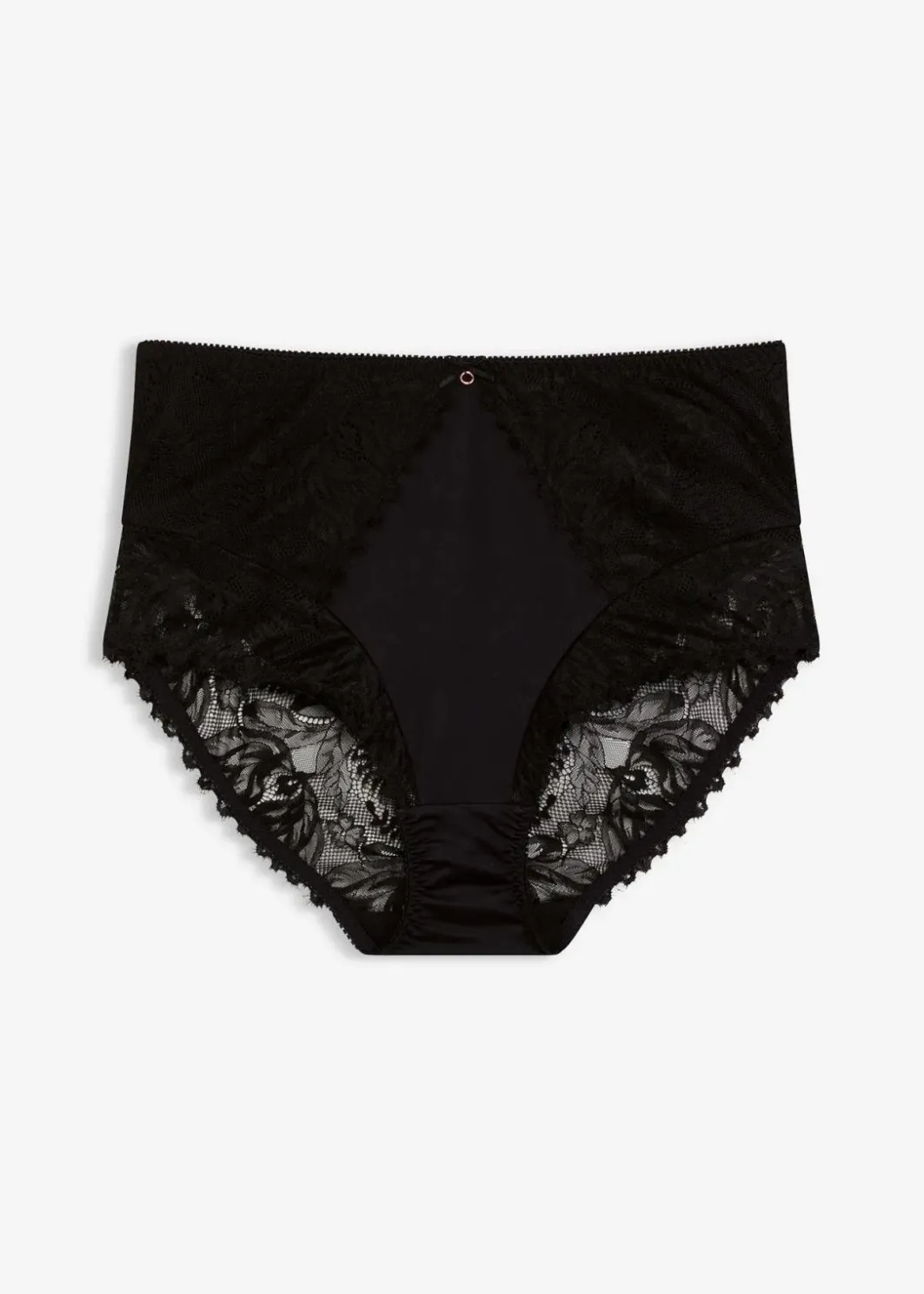 Damen bonprix Wäsche·Höschen|Nachhaltigere Materialien|Highwaist Slip mit glänzendem Material