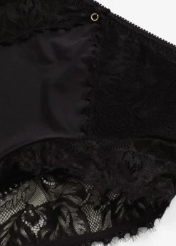 Damen bonprix Wäsche·Höschen|Nachhaltigere Materialien|Highwaist Slip mit glänzendem Material
