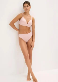 Damen bonprix Höschen|Highwaist String mit Glanzeffekt (2er Pack)