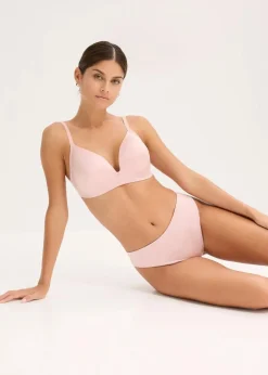 Damen bonprix Höschen|Highwaist String mit Glanzeffekt (2er Pack)