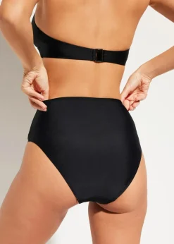 Damen bonprix Nachhaltigere Materialien|Bademode·Tankinis|Highwaist-Bikinihose mit hohem Beinausschnitt