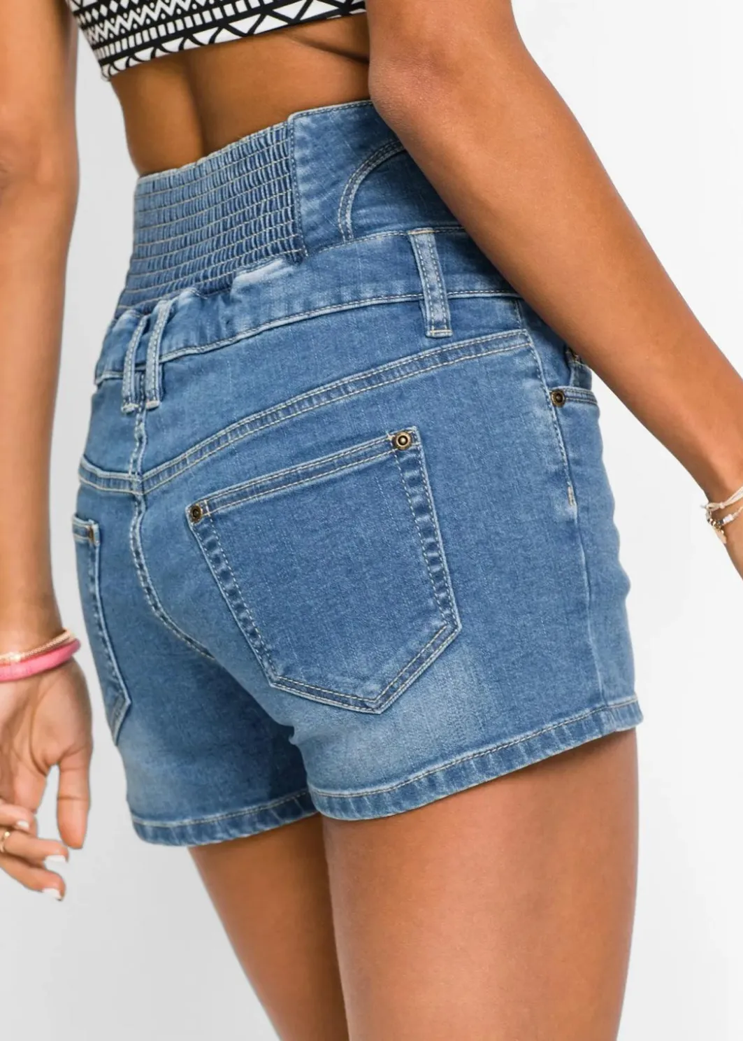 New Highwaist-Jeans-Shorts Damen Shorts|Jeans