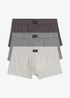 Herren bonprix Boxershorts|Große Größen|Hipster mit Baumwolle (3er Pack)