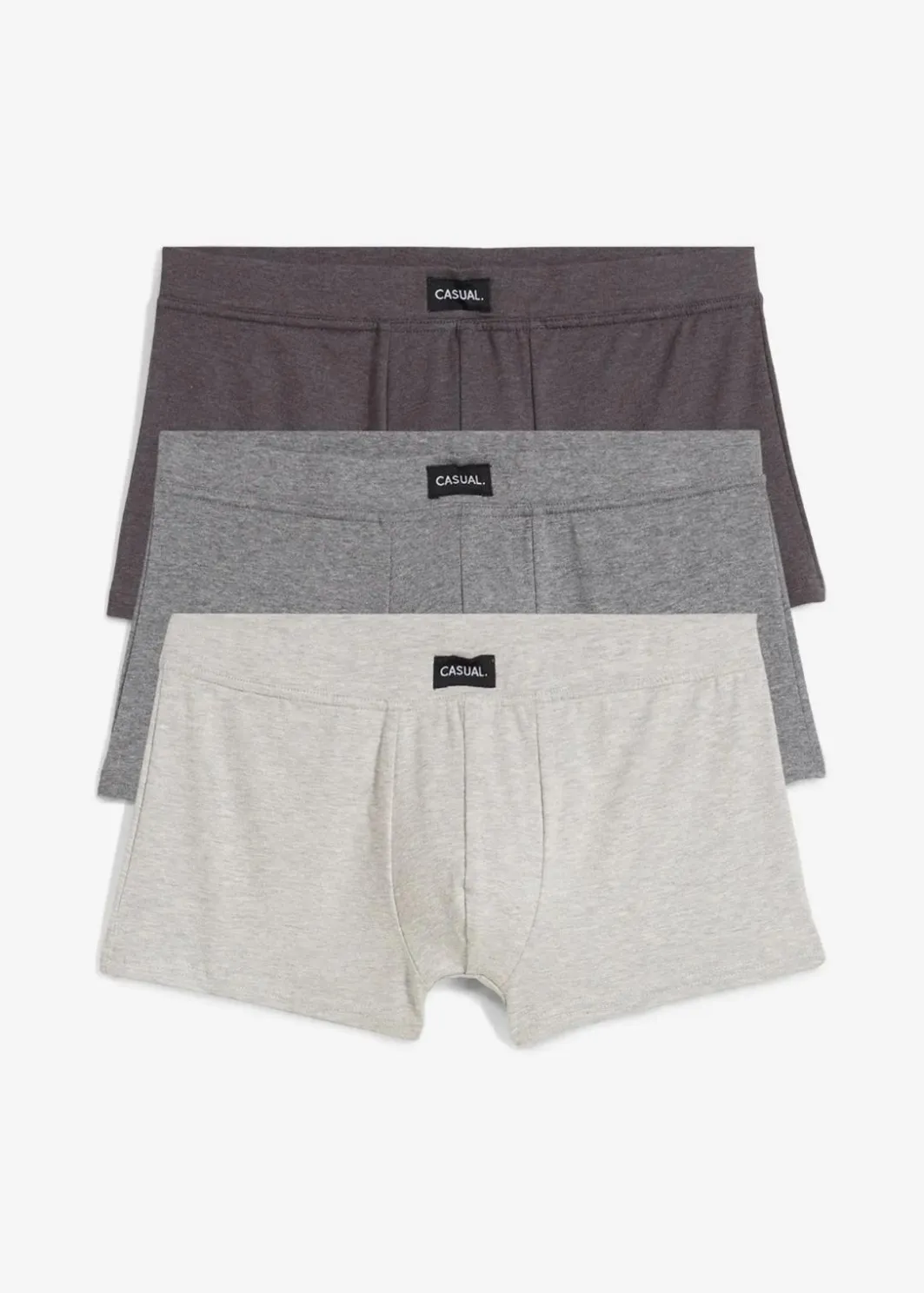 Herren bonprix Boxershorts|Große Größen|Hipster mit Baumwolle (3er Pack)