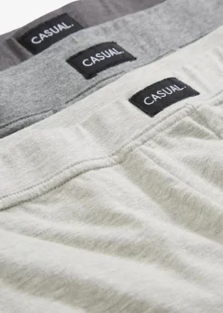 Herren bonprix Boxershorts|Große Größen|Hipster mit Baumwolle (3er Pack)