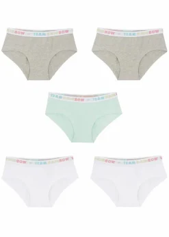 Kinder bonprix Mehrfachpacks|Mädchen·Unterwäsche|Hipster mit weicher Baumwolle (5er Pack)
