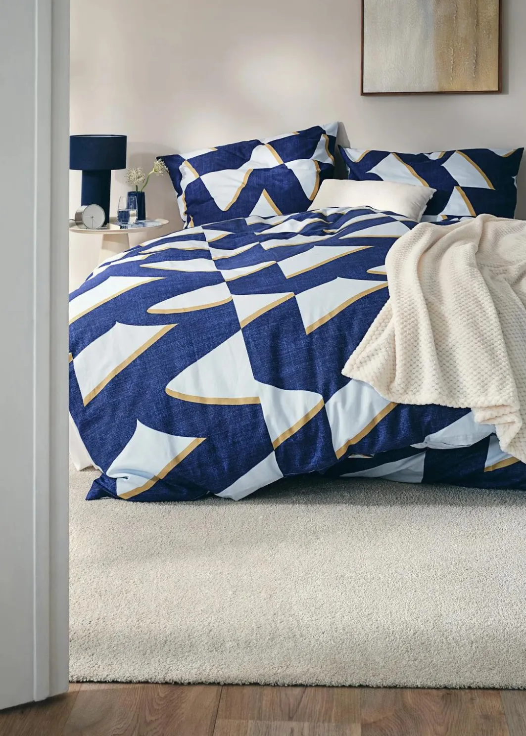 bonprix Tagesdecken & Plaids|Tagesdecken & Plaids|hochwertige Kuscheldecke mit Wabenstruktur