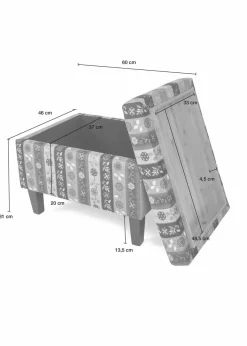 bonprix Sessel & Hocker|Hocker mit Tablett