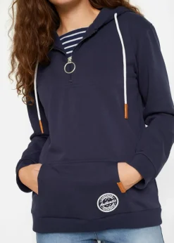 Damen bonprix Bekleidung·Blusen & Tuniken|Sweat|Hoodie aus Baumwoll-Mix