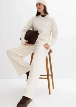 Damen bonprix Sweat|Bekleidung·Blusen & Tuniken|Hoodie aus bequemen Punto di Roma