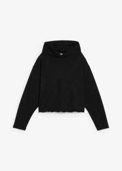 Damen bonprix Bekleidung·Blusen & Tuniken|Sweat|Hoodie aus leicht glänzendem Viskose-Mix