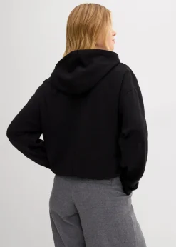 Damen bonprix Bekleidung·Blusen & Tuniken|Sweat|Hoodie aus leicht glänzendem Viskose-Mix
