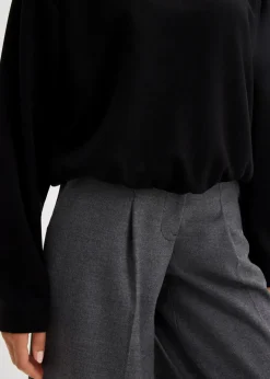 Damen bonprix Bekleidung·Blusen & Tuniken|Sweat|Hoodie aus leicht glänzendem Viskose-Mix