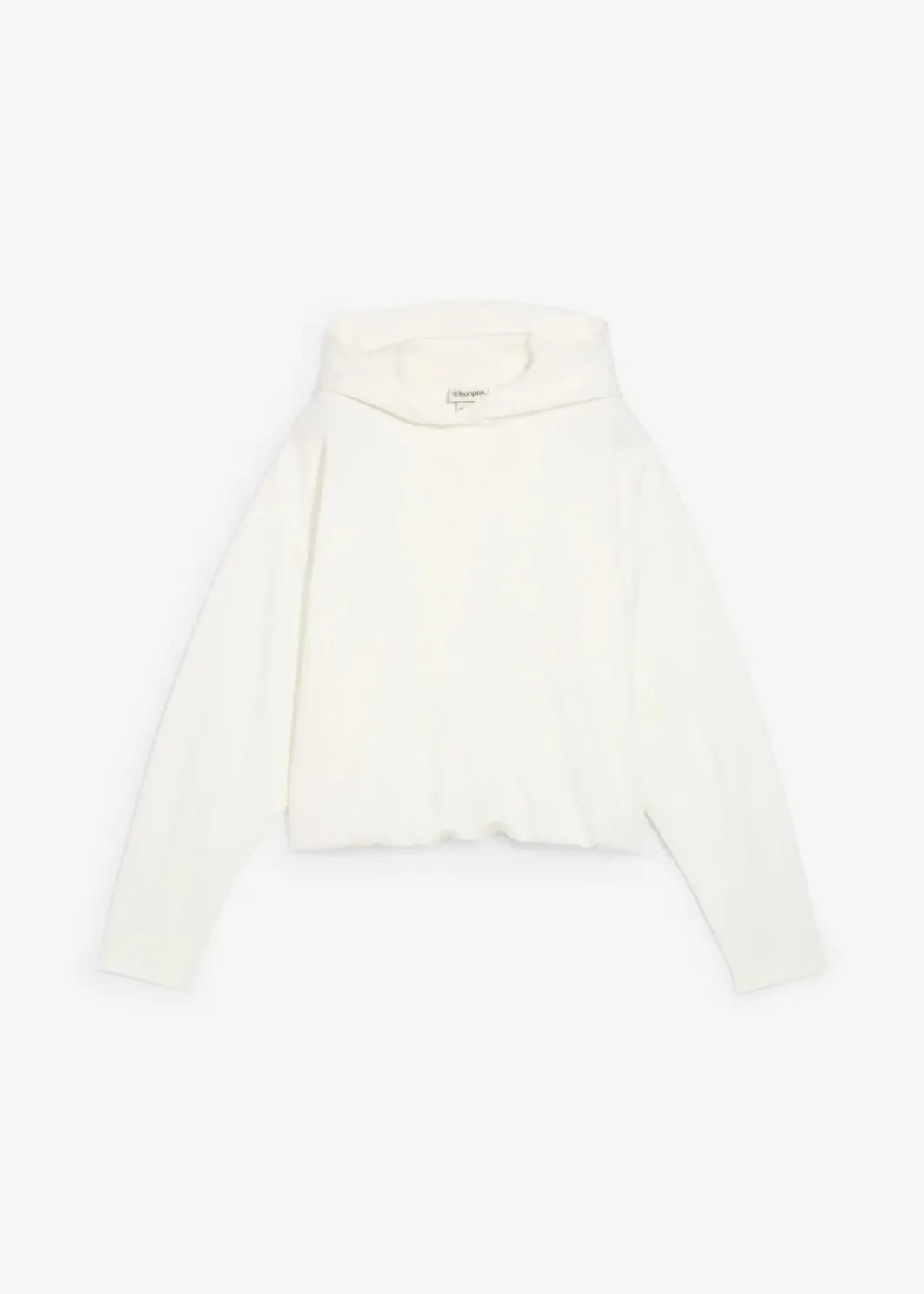 Damen bonprix Sweat|Bekleidung·Blusen & Tuniken|Hoodie aus leicht glänzendem Viskose-Mix