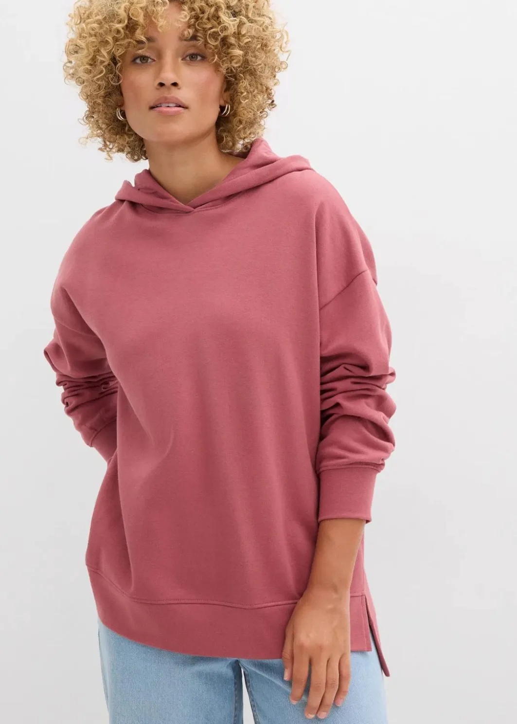Hot Hoodie aus reiner Baumwolle Damen Sweat|Bekleidung·Blusen & Tuniken
