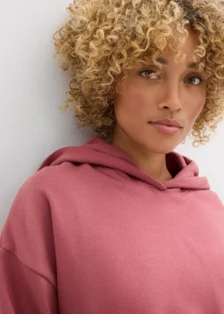 Hot Hoodie aus reiner Baumwolle Damen Sweat|Bekleidung·Blusen & Tuniken