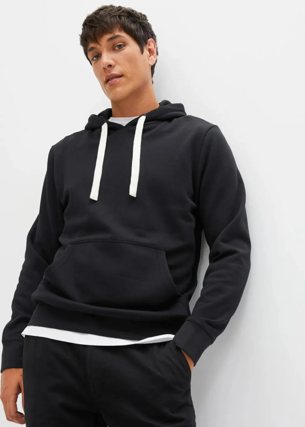 Herren bonprix Sweat|Basics|Hoodie aus reiner Baumwolle