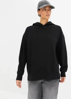 Damen bonprix Sweat|Bekleidung·Blusen & Tuniken|Hoodie aus reiner Baumwolle