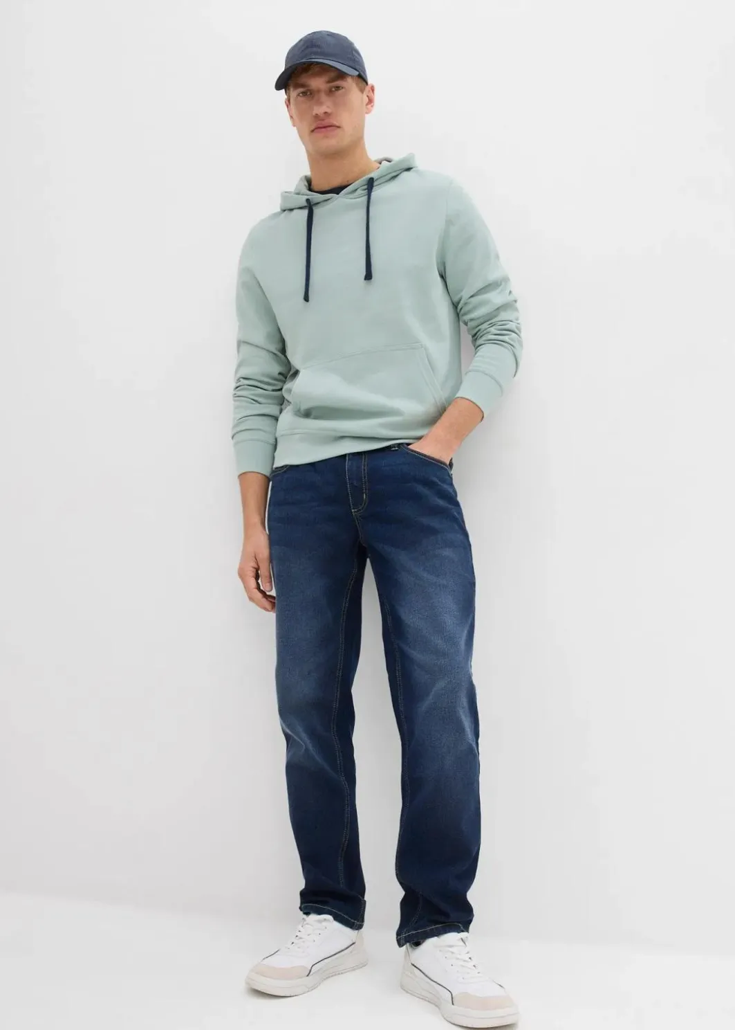 Herren bonprix Sweat|Basics|Hoodie aus reiner Baumwolle