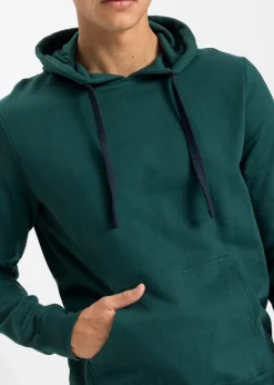 Herren bonprix Große Größen|Basics|Hoodie aus reiner Baumwolle