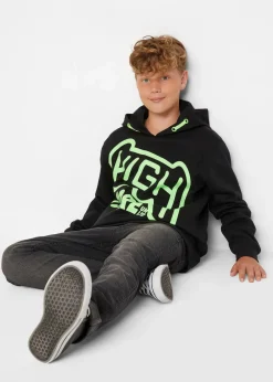 Kinder bonprix Jungen 9-16 Jahre·Sweat & Strick|Jungen 2-8 Jahre·Nachhaltigere Materialien|Hoodie aus reiner Bio-Baumwolle