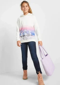 Discount Hoodie aus reiner Bio-Baumwolle Kinder Mädchen 9-16 Jahre·Sweat & Strick|Mädchen 2-8 Jahre·Nachhaltigere Materialien
