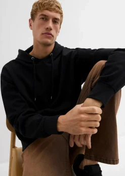 Herren bonprix Große Größen|Basics|Hoodie aus reiner Bio-Baumwolle, Loose Fit