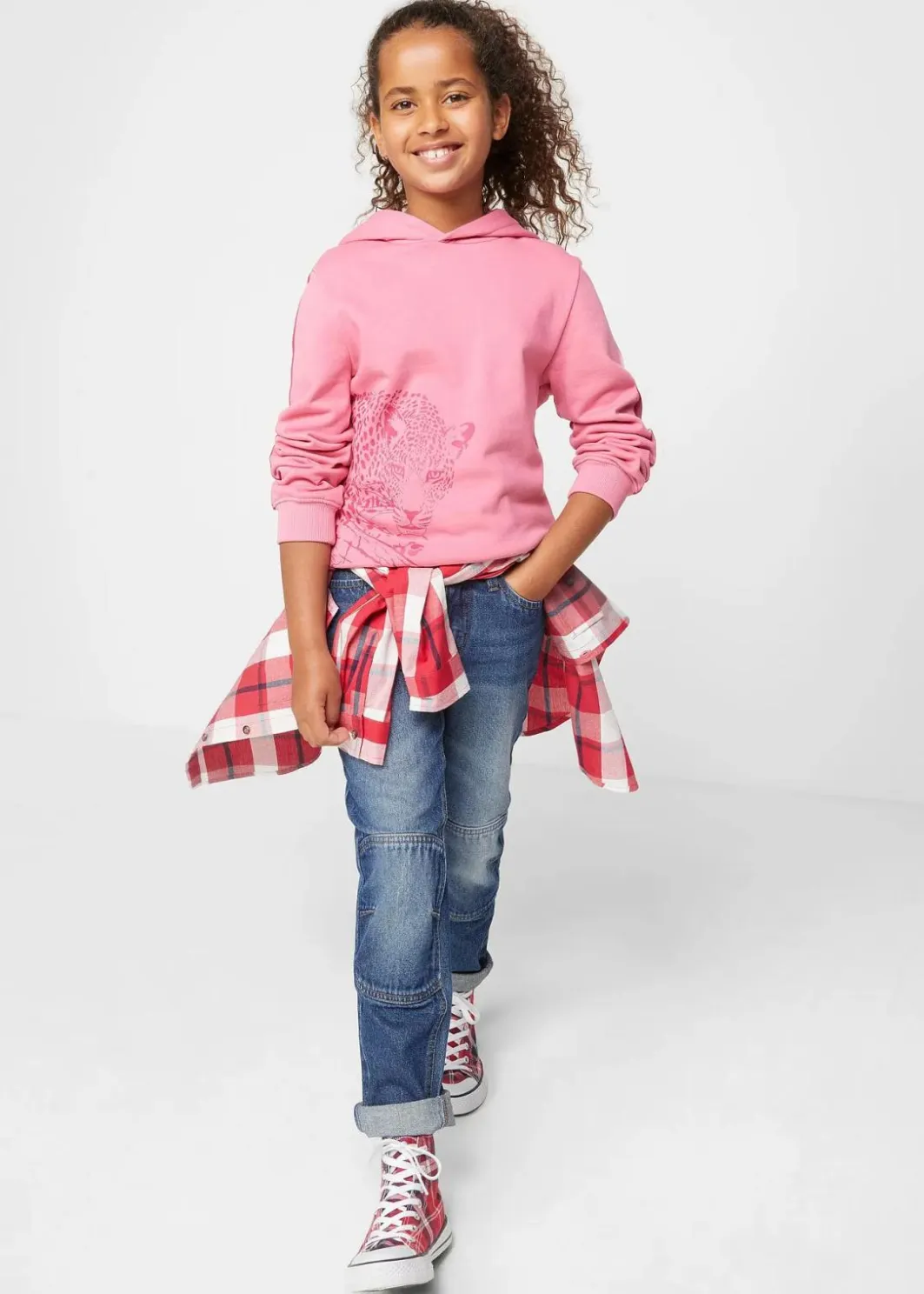 Kinder bonprix Mädchen 9-16 Jahre·Sweat & Strick|Mädchen 2-8 Jahre·Nachhaltigere Materialien|Hoodie aus reiner Bio-Baumwolle