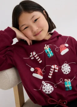 Sale Hoodie aus reiner Bio-Baumwolle Kinder Mädchen 9-16 Jahre·Sweat & Strick|Mädchen 2-8 Jahre·Nachhaltigere Materialien
