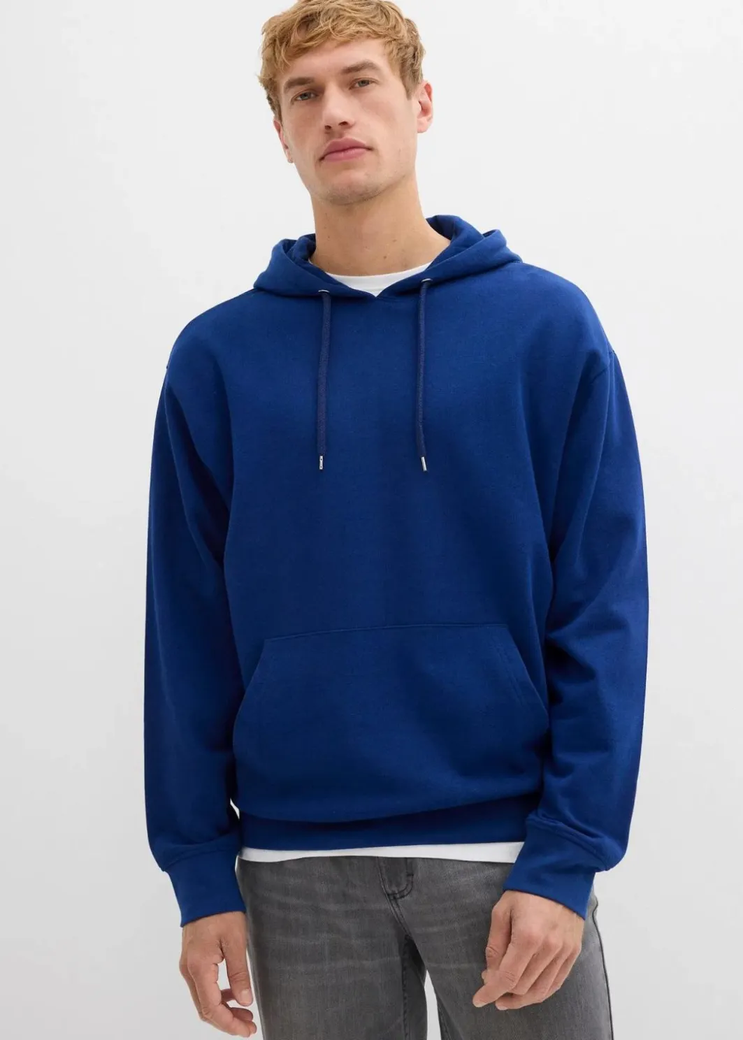 Hot Hoodie aus reiner Bio-Baumwolle, Loose Fit Herren Sweat|Sportbekleidung