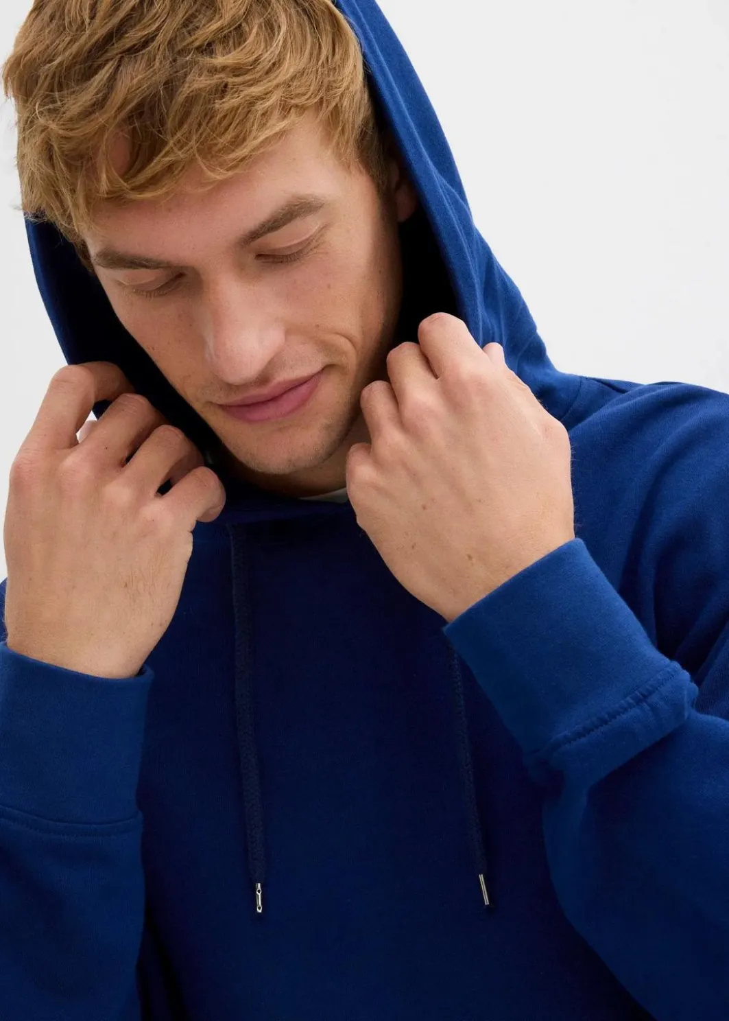 Hot Hoodie aus reiner Bio-Baumwolle, Loose Fit Herren Sweat|Sportbekleidung