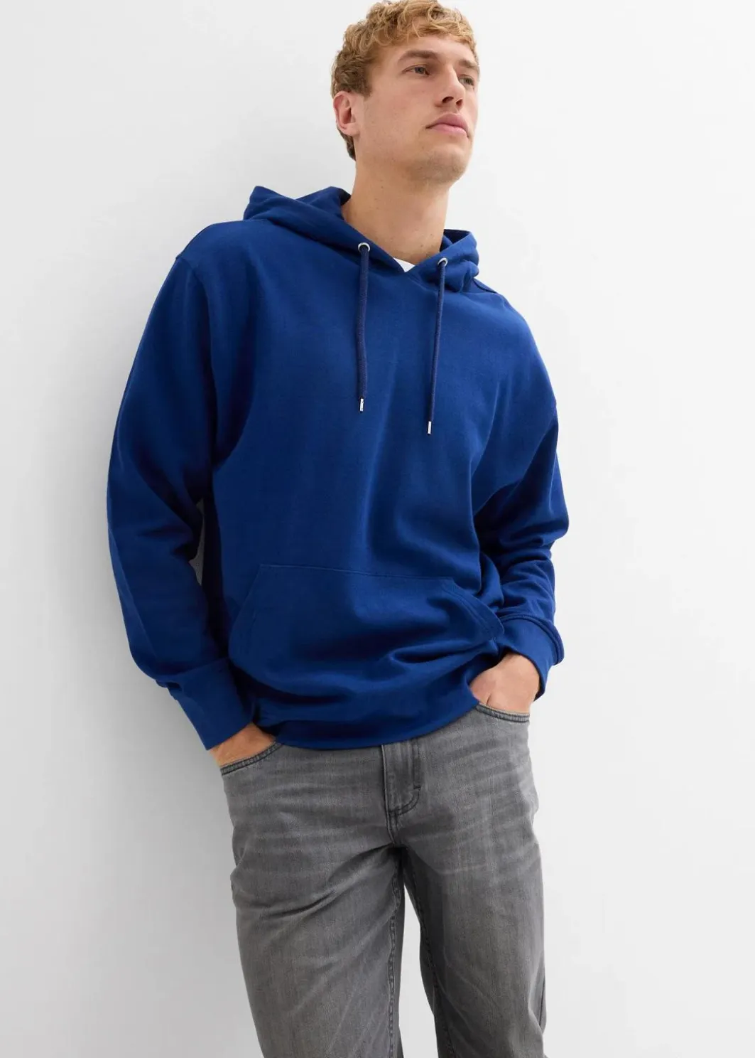Hot Hoodie aus reiner Bio-Baumwolle, Loose Fit Herren Sweat|Sportbekleidung